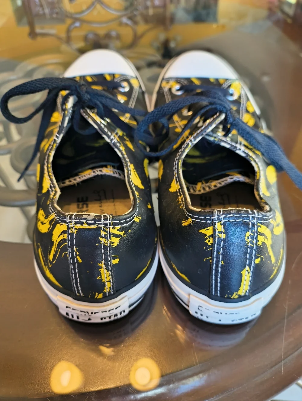 Andy Warhol X Converse Banana Print Low Top Chucks - Picture 4 of 6